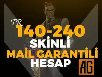 140-240 Skin Mail Garantili Hesap: Valorant