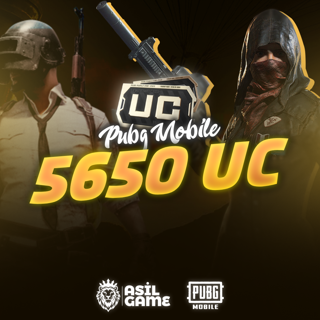 PUBG Mobile 5650 UC (Tüm Sunucular) ID Yükleme Şansı