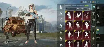 BÜTÇE HESABI TEMİZ HESAP + MASKARA 4SW + İŞGALCİ SETİ + TEK BAĞ PUBG MOBİLE HESABI