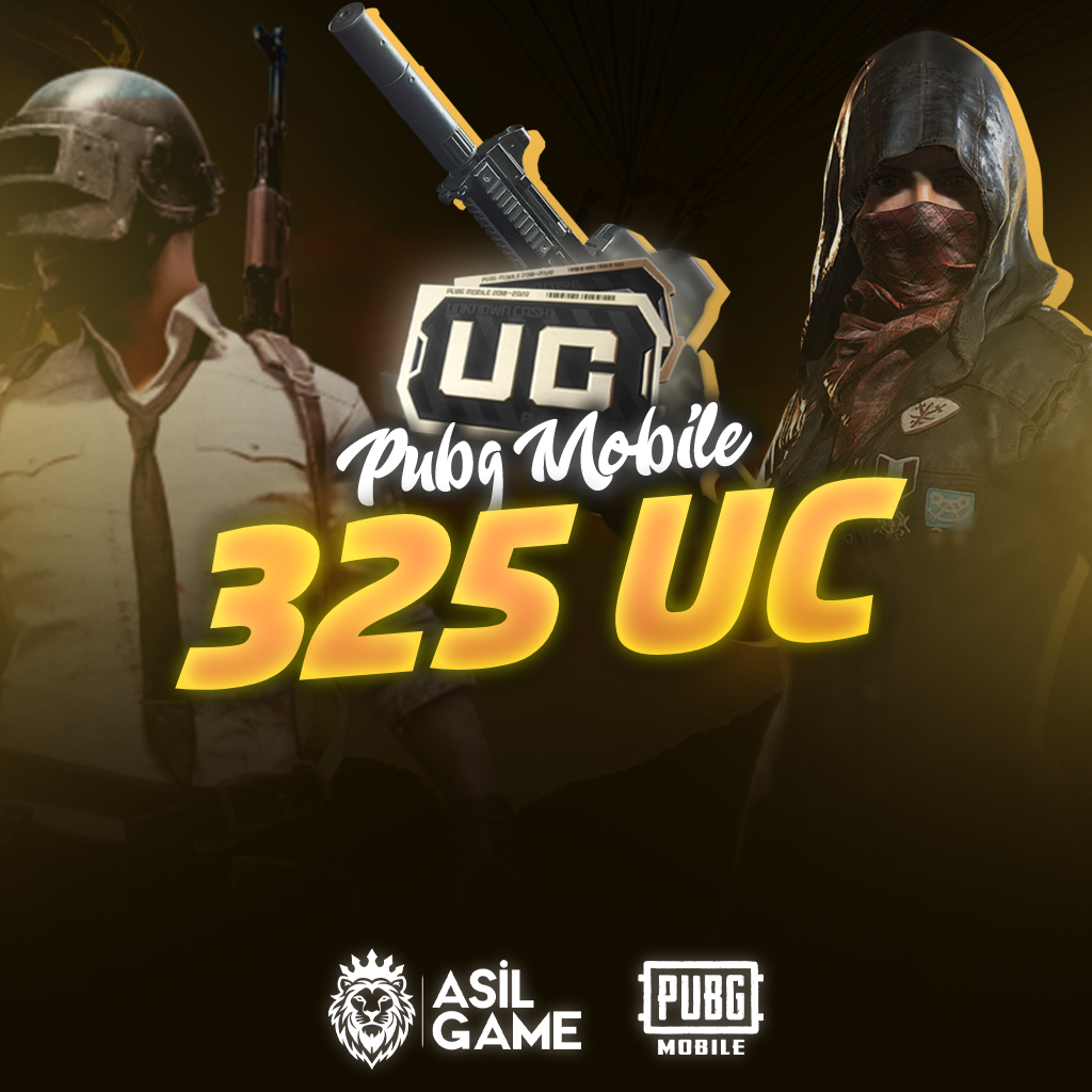 PUBG Mobile 325 UC (Tüm Sunucular) ID Yükleme Şansı